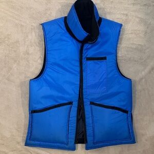 Men's Blue Cold Weather Puffer Vest